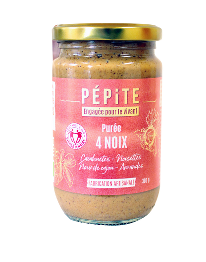Pépite -- Purée 4 noix bio - 300 g